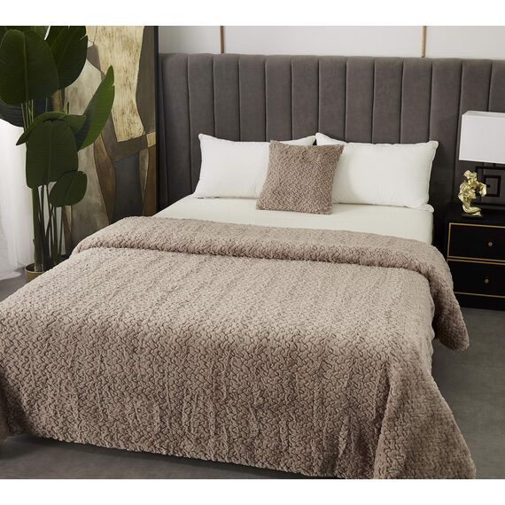 Покрывало Теодор, цвет мокко, размер 160х220, Sofi de Marko, изображение 8