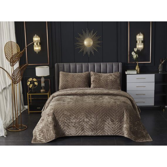 Покрывало Фернанд, цвет капучино, размер 160х220, Sofi de Marko