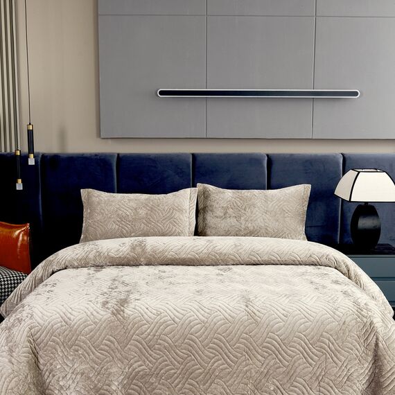 Покрывало Деварта, цвет бежевый, размер 160х220, Sofi de Marko, изображение 3