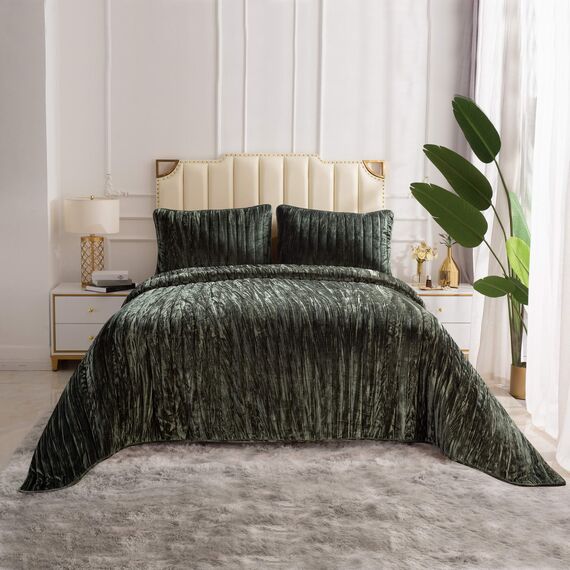 Покрывало Теона, цвет зеленый, размер 240х260, Sofi de Marko, изображение 7