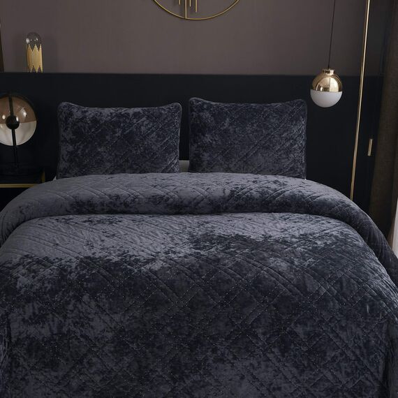 Покрывало Селена, цвет антрацит, размер 160х220, Sofi de Marko, изображение 3