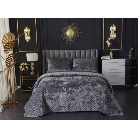 Покрывало Фернанд, цвет серый, размер 240х260, Sofi de Marko
