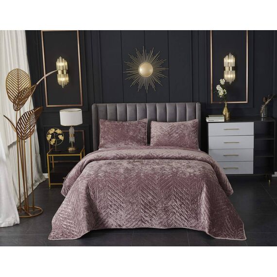 Покрывало Фернанд, цвет пепельная роза, размер 240х260, Sofi de Marko