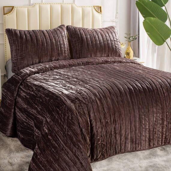 Покрывало Теона, цвет мокко, размер 240х260, Sofi de Marko, изображение 6