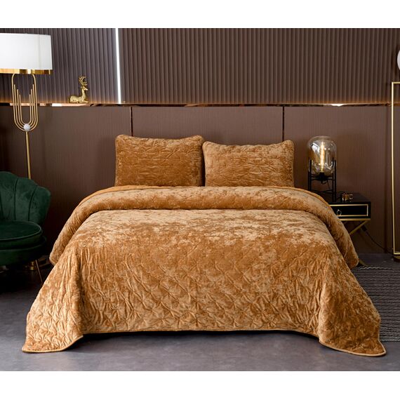 Покрывало Алира, цвет горчичный, размер 240x260, Sofi de Marko