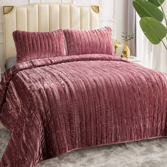 Покрывало Теона, цвет пепельная роза, размер 240х260, Sofi de Marko, изображение 2