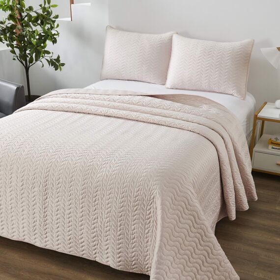 Покрывало Саванна, цвет пудра, размер 230х250, Sofi de Marko, изображение 2