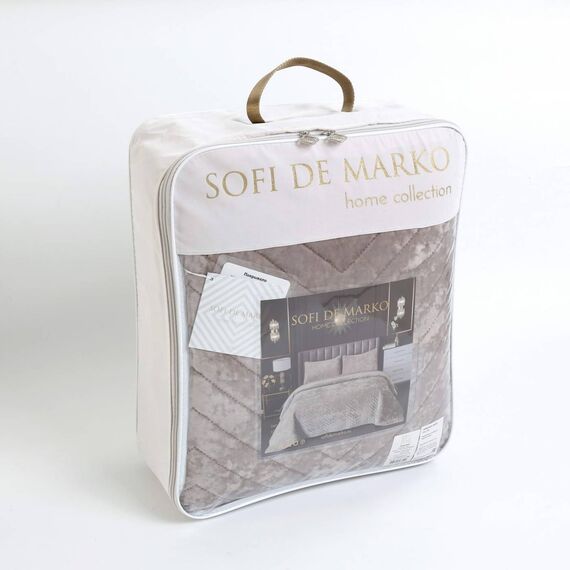 Покрывало Фернанд, цвет пепельная роза, размер 240х260, Sofi de Marko, изображение 10