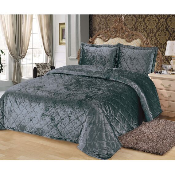 Покрывало Галаксия, цвет синий, размер 240х260, Sofi de Marko