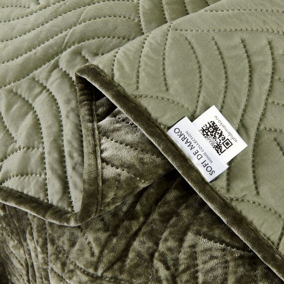 Покрывало Деварта, цвет оливковый, размер 160х220, Sofi de Marko, изображение 7