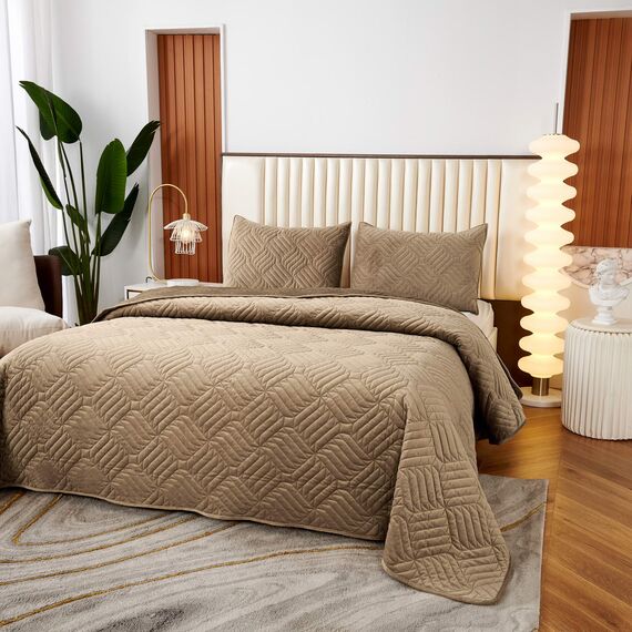 Покрывало Армандо, цвет песочный, размер 240х260, Sofi de Marko, изображение 3