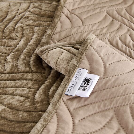 Покрывало Деварта, цвет капучино, размер 240x260, Sofi de Marko, изображение 7