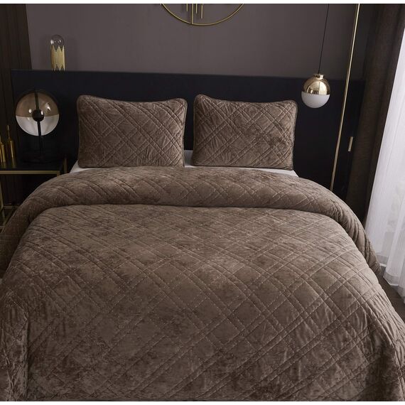 Покрывало Селена, цвет капучино, размер 240х260, Sofi de Marko, изображение 3