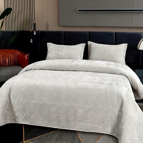 Покрывало Деварта, цвет светло-серый, размер 240x260, Sofi de Marko, изображение 3