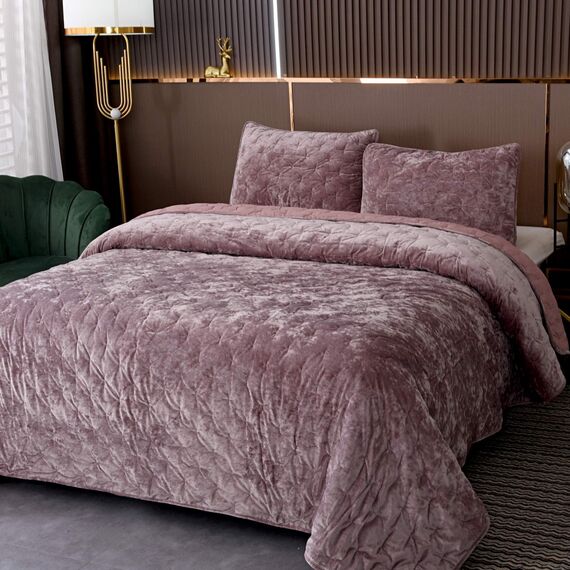 Покрывало Алира, цвет пепельная роза, размер 160х220, Sofi de Marko, изображение 2