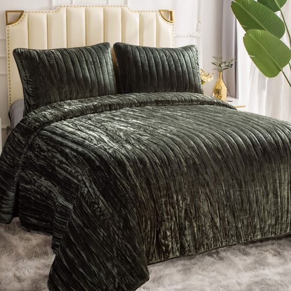 Покрывало Теона, цвет зеленый, размер 240х260, Sofi de Marko, изображение 8