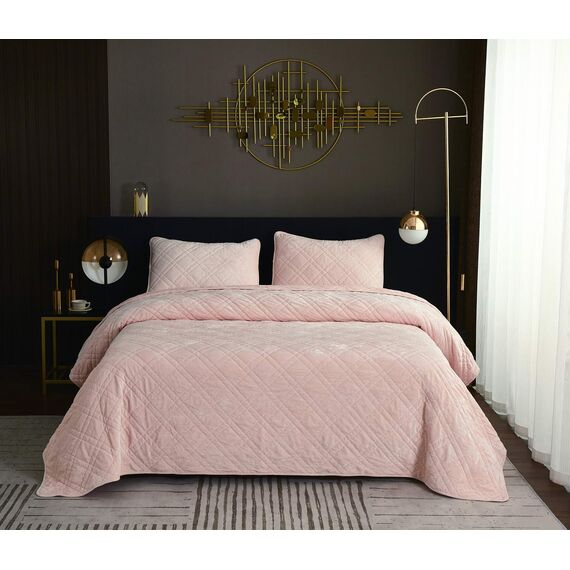 Покрывало Селена, цвет пудра, размер 240х260, Sofi de Marko