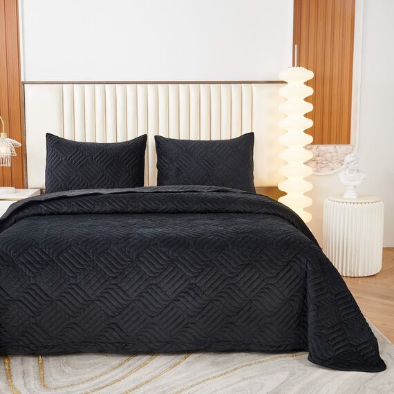 Покрывало Армандо, цвет черный, размер 240х260, Sofi de Marko, изображение 2