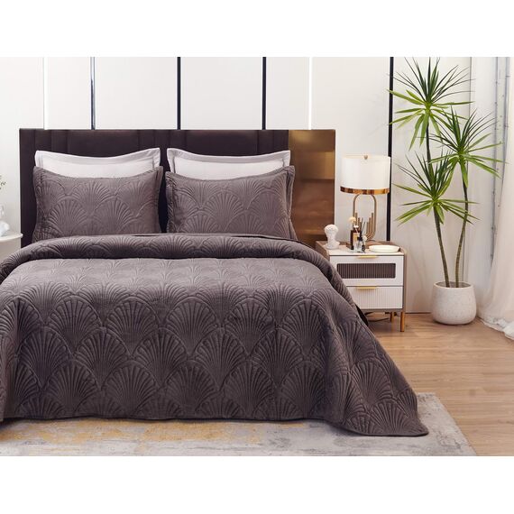 Покрывало Ариэль, цвет мокко, размер 240x260, Sofi de Marko, изображение 2