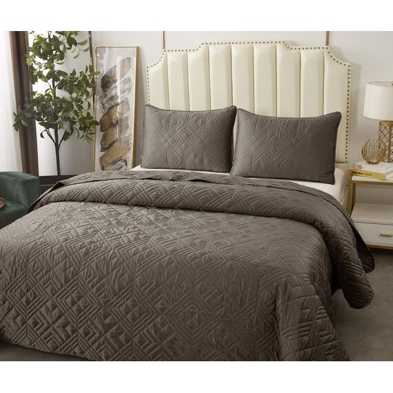 Покрывало Себастьян, цвет шоколад, размер 230х250, Sofi de Marko, изображение 2