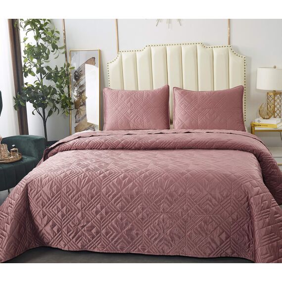 Покрывало Себастьян, цвет пепельная роза, размер 230х250, Sofi de Marko, изображение 2