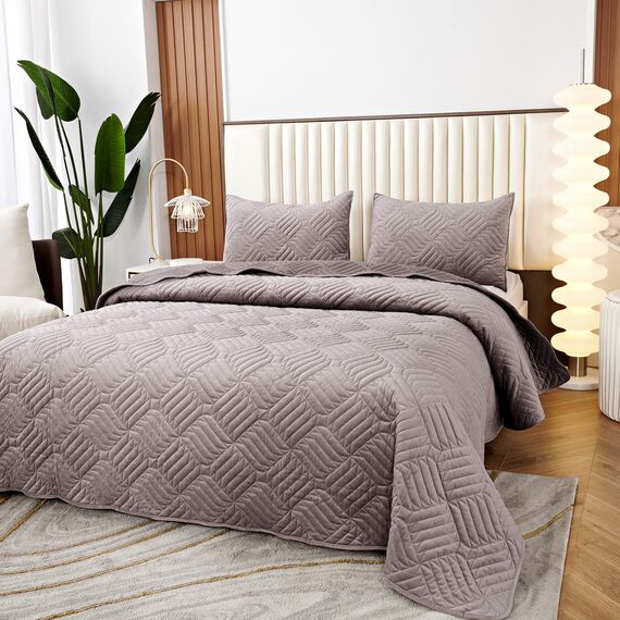 Покрывало Армандо, цвет мокко, размер 160х220, Sofi de Marko, изображение 3