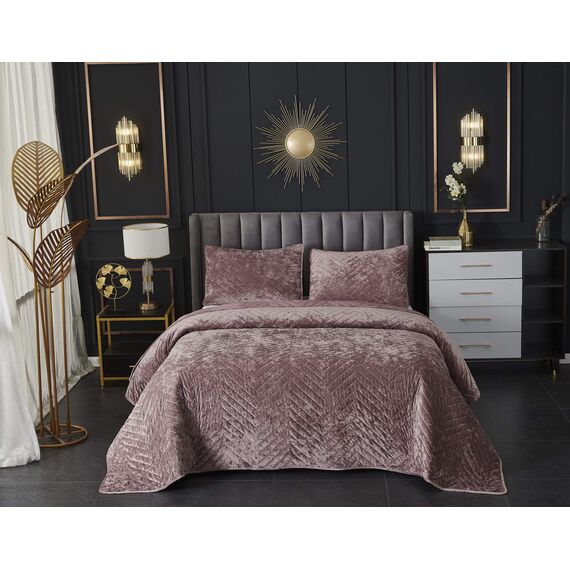 Покрывало Фернанд, цвет пепельная роза, размер 160x220, Sofi de Marko