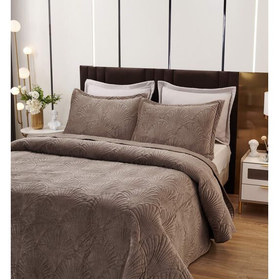 Покрывало Ариэль, цвет капучино, размер 240x260, Sofi de Marko, изображение 3