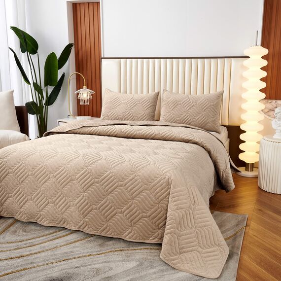 Покрывало Армандо, цвет светло-бежевый, размер 160х220, Sofi de Marko, изображение 3