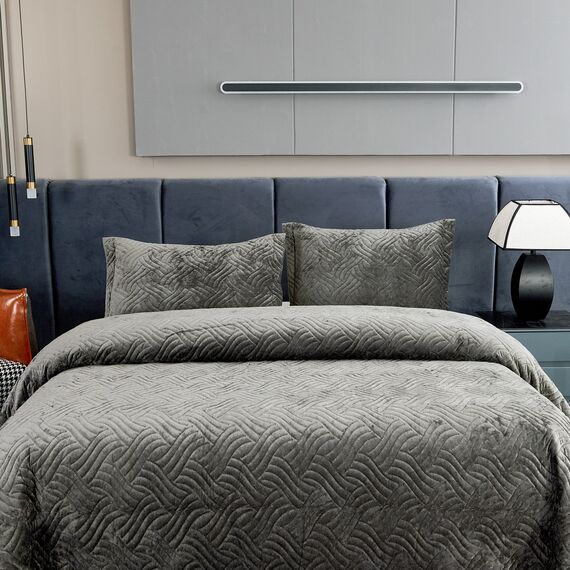 Покрывало Деварта, цвет стоун, размер 160х220, Sofi de Marko, изображение 3