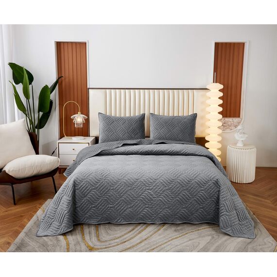 Покрывало Армандо, цвет серый, размер 160х220, Sofi de Marko