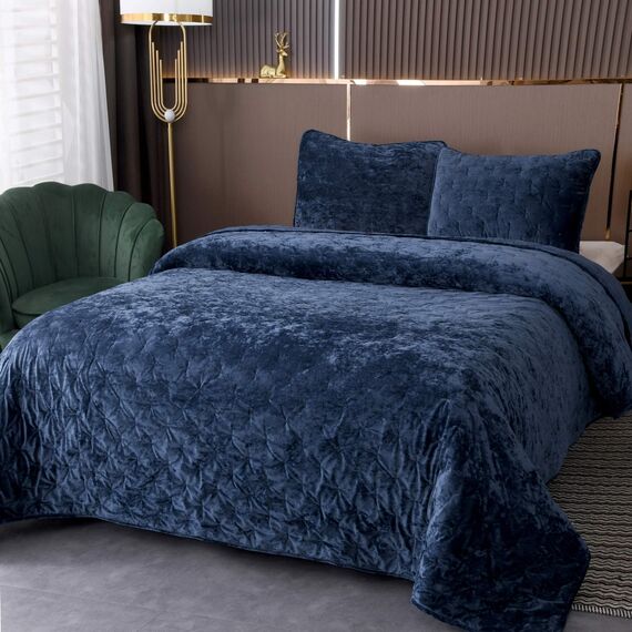 Покрывало Алира, цвет темно-синий, размер 240x260, Sofi de Marko, изображение 2