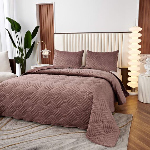 Покрывало Армандо, цвет чайная роза, размер 160х220, Sofi de Marko, изображение 3