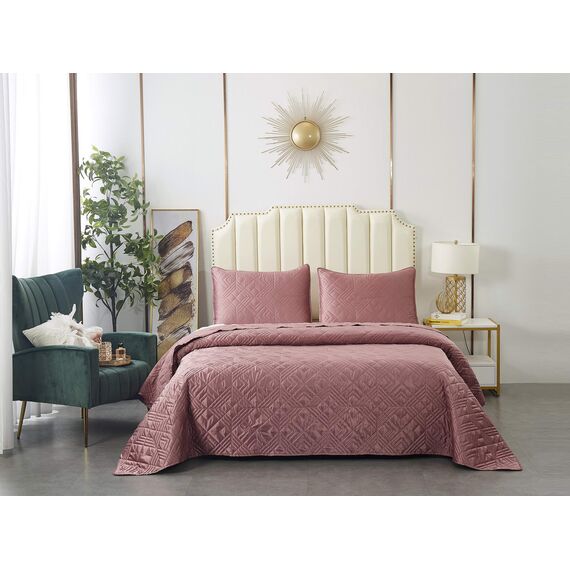 Покрывало Себастьян, цвет пепельная роза, размер 230х250, Sofi de Marko