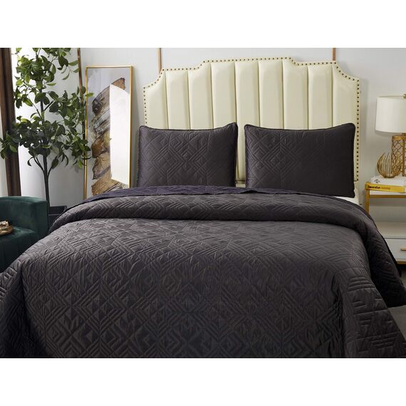 Покрывало Себастьян, цвет антрацит, размер 230х250, Sofi de Marko, изображение 2