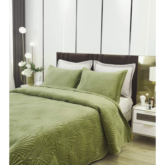 Покрывало Ариэль, цвет оливковый, размер 240x260, Sofi de Marko, изображение 3