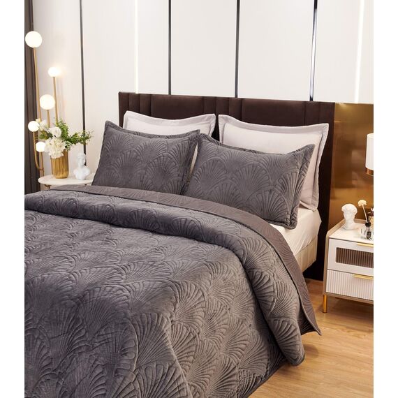 Покрывало Ариэль, цвет антрацит, размер 240x260, Sofi de Marko, изображение 3