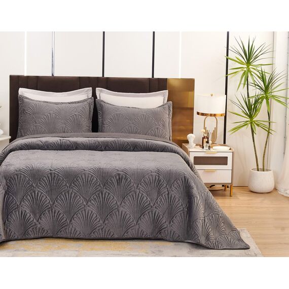 Покрывало Ариэль, цвет антрацит, размер 240x260, Sofi de Marko, изображение 2