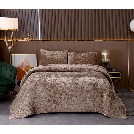 Покрывало Алира, цвет капучино, размер 240x260, Sofi de Marko