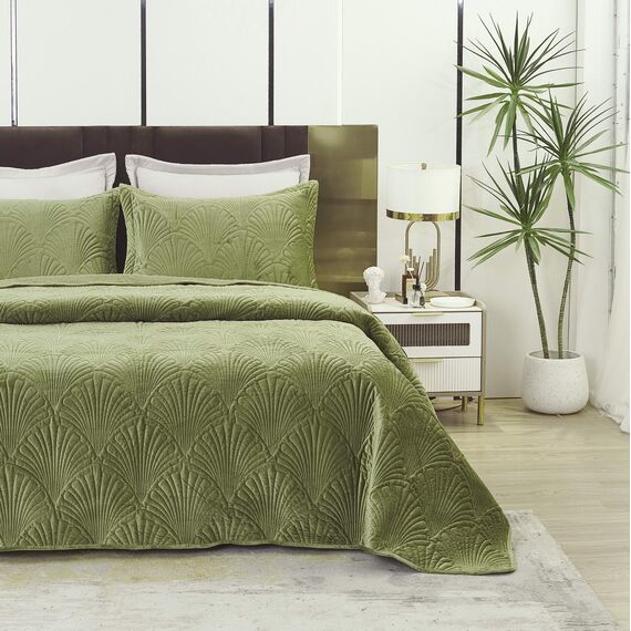 Покрывало Ариэль, цвет оливковый, размер 240x280, Sofi de Marko, изображение 2