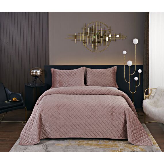 Покрывало Натаниэль, цвет чайная роза, размер 160х220, Sofi de Marko