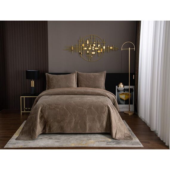 Покрывало Ноэль, цвет капучино, размер 160х220, Sofi de Marko