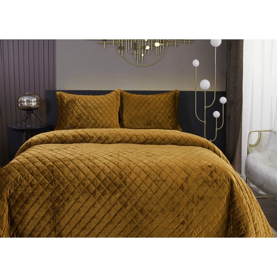 Покрывало Натаниэль, цвет горчичный, размер 240х260, Sofi de Marko, изображение 2