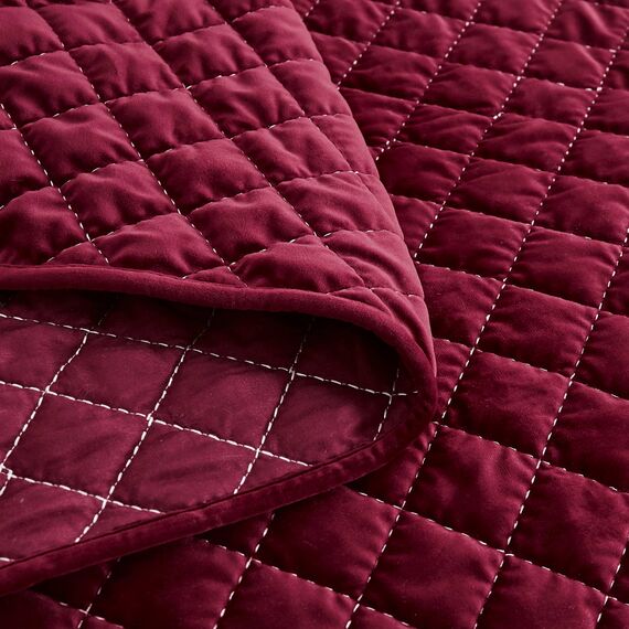 Покрывало Мартин, цвет бордо, размер 240х260, Sofi de Marko, изображение 7