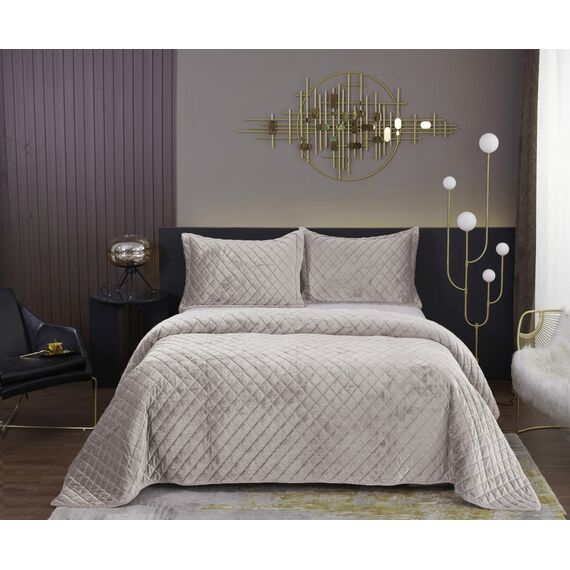 Покрывало Натаниэль, цвет светло-серый, размер 160х220, Sofi de Marko