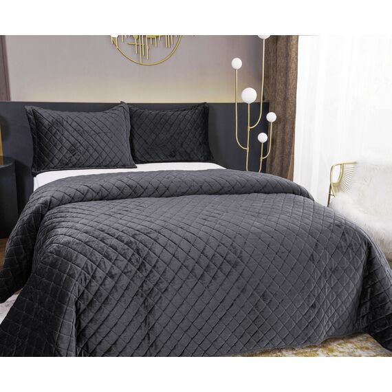 Покрывало Натаниэль, цвет антрацит, размер 240х260, Sofi de Marko, изображение 3