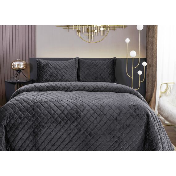 Покрывало Натаниэль, цвет антрацит, размер 160х220, Sofi de Marko, изображение 2