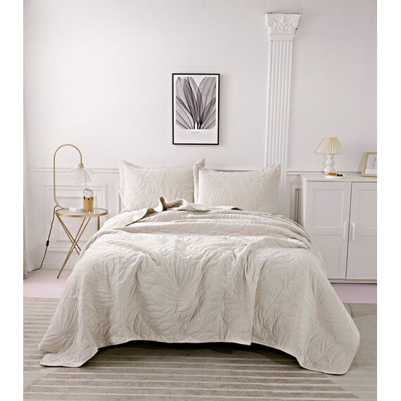 Покрывало Глория, цвет молочный, размер 160х220, Sofi de Marko