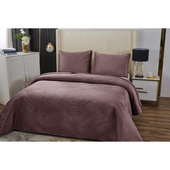 Покрывало Жизель, цвет чайная роза, размер 240х260, Sofi de Marko, изображение 2