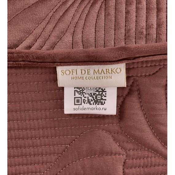 Покрывало Бенита, цвет марсала, размер 240x260, Sofi de Marko, изображение 3